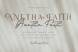 Anetha Faith Duo: A Display Font Built for Digital Storytelling