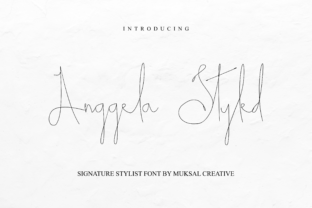 Anggela Styled: The Calligraphy Font for Small Business Branding