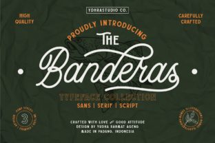Banderas: A Handwritten Font for Editorial Design and Publishing