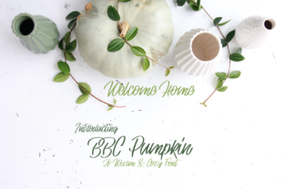 BBC Pumpkin Font: A Cozy Script for Thoughtful Branding Work