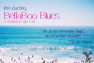 BellaBoo Blues: A Rounded Sans Serif Font for Handmade Charm