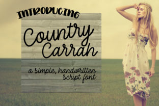 Country Carrah: A Script Font That Makes Your Brand Feel Like Home
