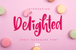 Delighted Font Brings Playful Charm to Handmade Products