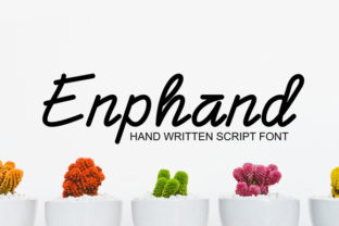 Enphand Font: A Handwritten Touch for Your Brand Identity