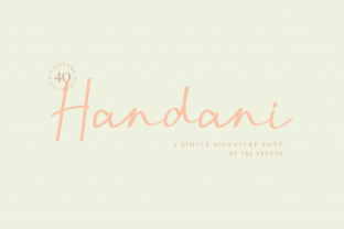 Give Your Handmade Products a Dreamy Touch with Handani Font