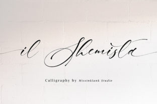 Il Shemista: A Bold Script Font for Editorial Design