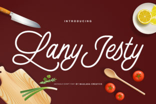 Lany Jesty Script: A Handcrafted Font for Makers and Sellers