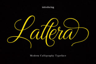 Lattera: A Modern Script Font with a Delicate Touch