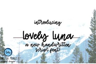 Lovely Luna: A Playful Script Font with Editorial Charm
