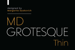 MD Grotesque Thin: A Modern Sans Serif Typeface for Clean Web Layouts