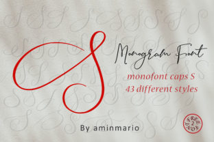 Monogram S Monofont Caps S: A Versatile Script Font for Business Branding