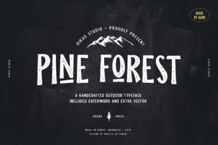Pine Forest: A Bold Sans Serif Typeface for Digital Design