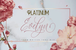 Platinum Evelyn Duo: A Script Handwritten Font for Digital Designers