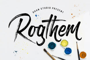 Rogthem Review: A Bold Brush Font with Urban Character