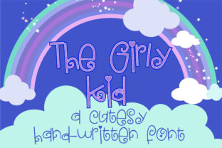 The Girly Kid Font: Handwritten Charm for Your Small Business Brand